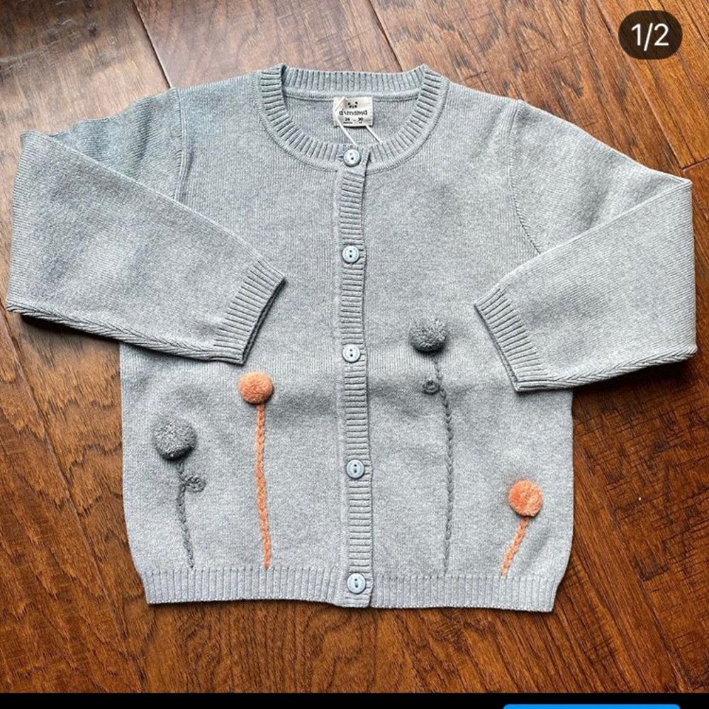 Light Grey Sweater/Cardigan